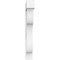 Ekena Millwork Standard Carmel Architectural Grade PVC Bracket With Block Ends, 3"W x 24"D x 24"H BKTP03X24X24CAR05 - alternate 3